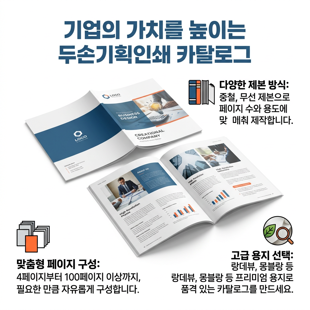 카다록 기업의 가치를 높이는  두손기획인쇄 카탈로그