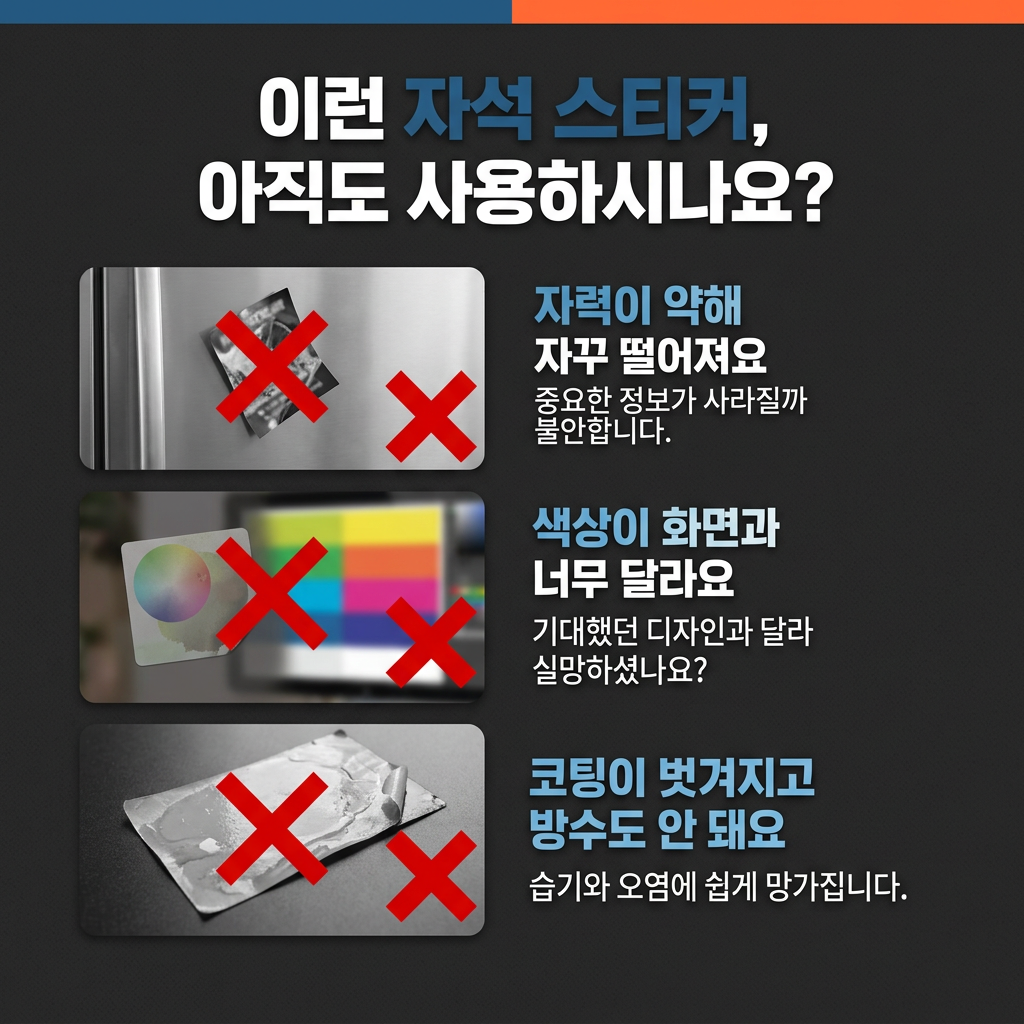 자석스티커 이런 자석 스티커, 아직도 사용하시나요?