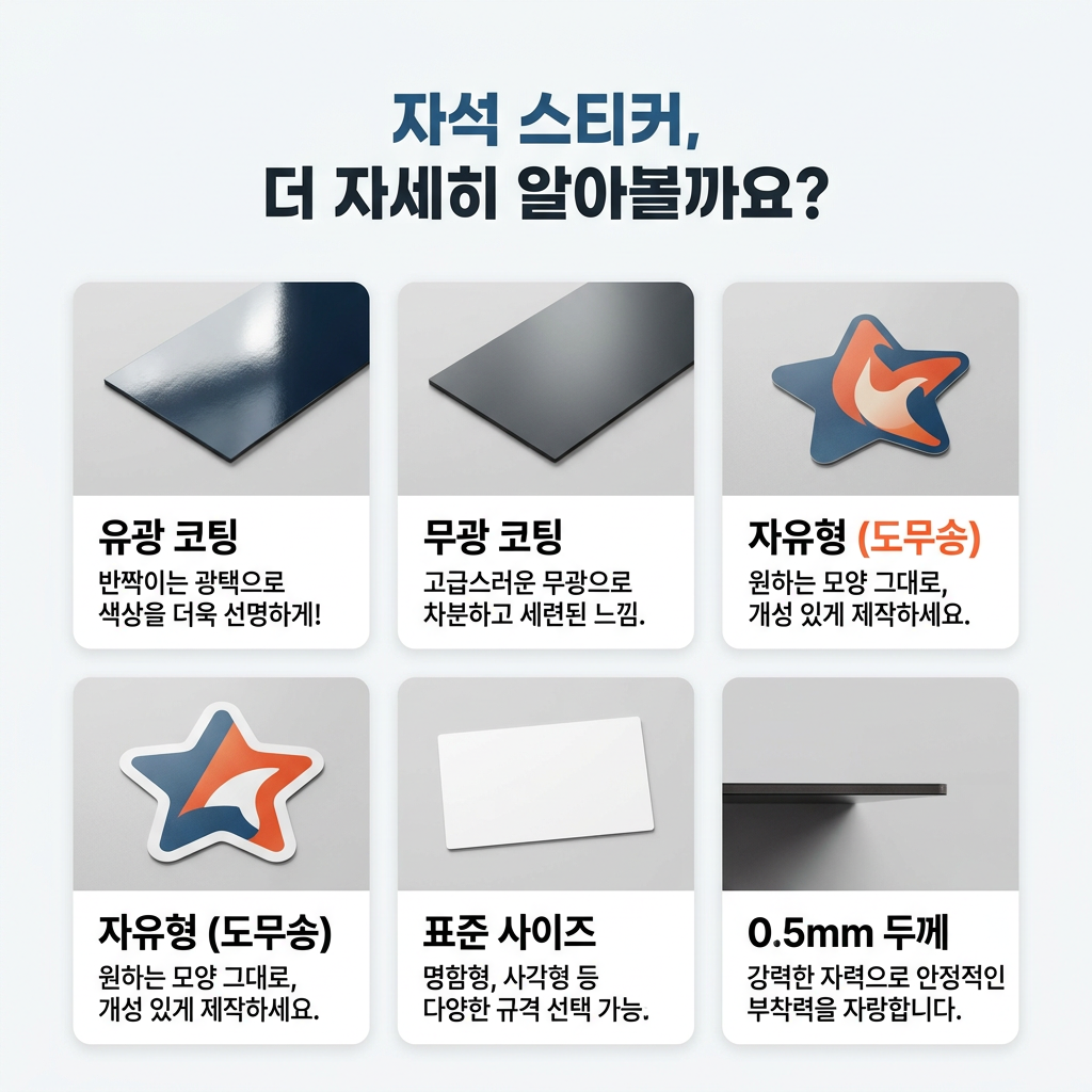 자석스티커 자석 스티커, 더 자세히 알아볼까요?