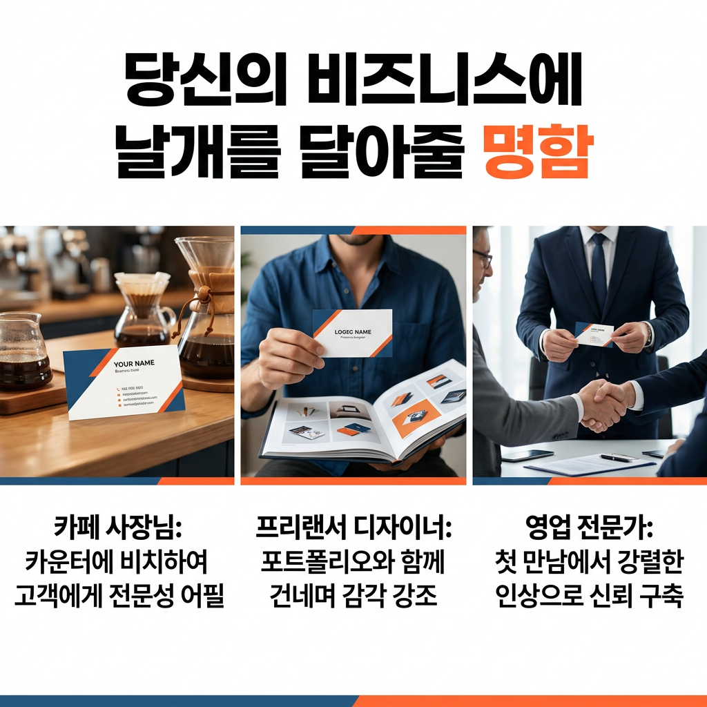 명함 명함, 이렇게 활용해 보세요!